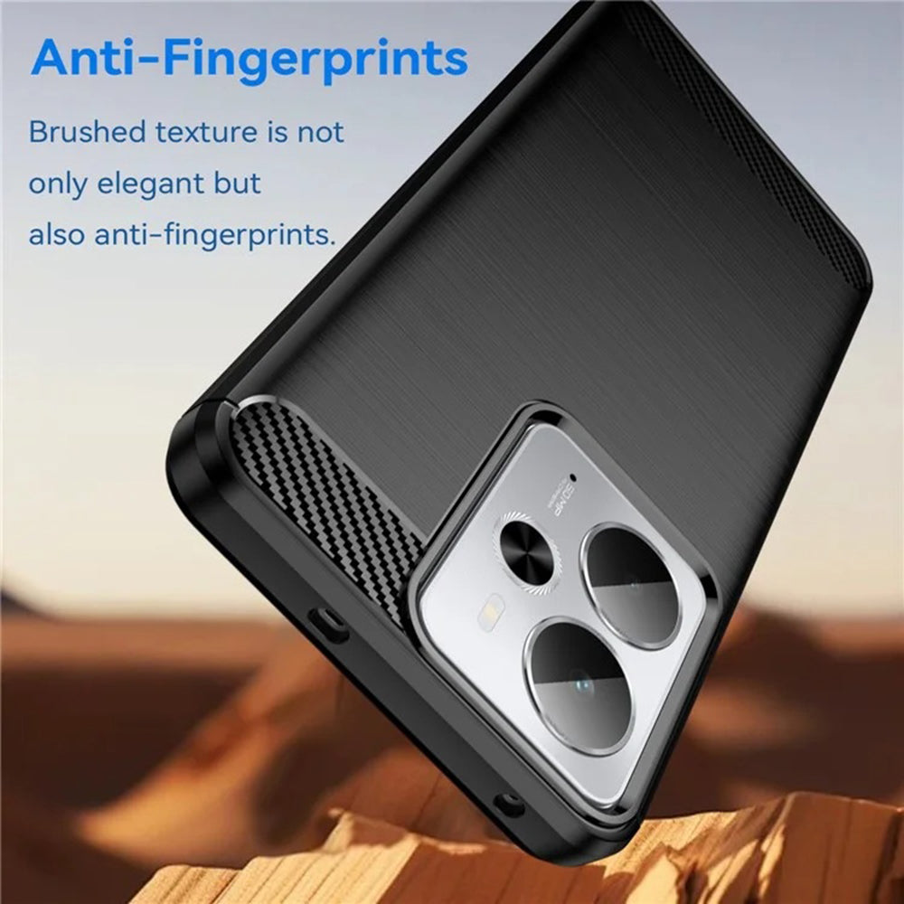 Case for Realme 14T / 14, Techsuit, Carbon, Black