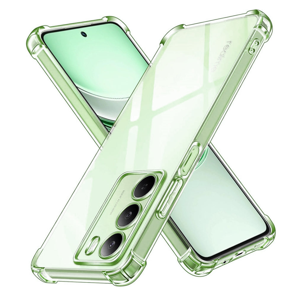 Etui na Realme 14x, Techsuit, odporne na wstrząsy, przezroczyste