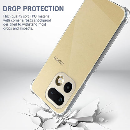 Etui na Realme 16 Pro+, Techsuit, Shockproof Clear, Przezroczyste