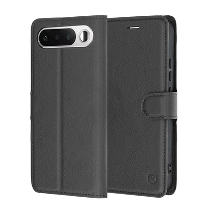 Etui na Realme 16, Techsuit, Leather Folio, czarne