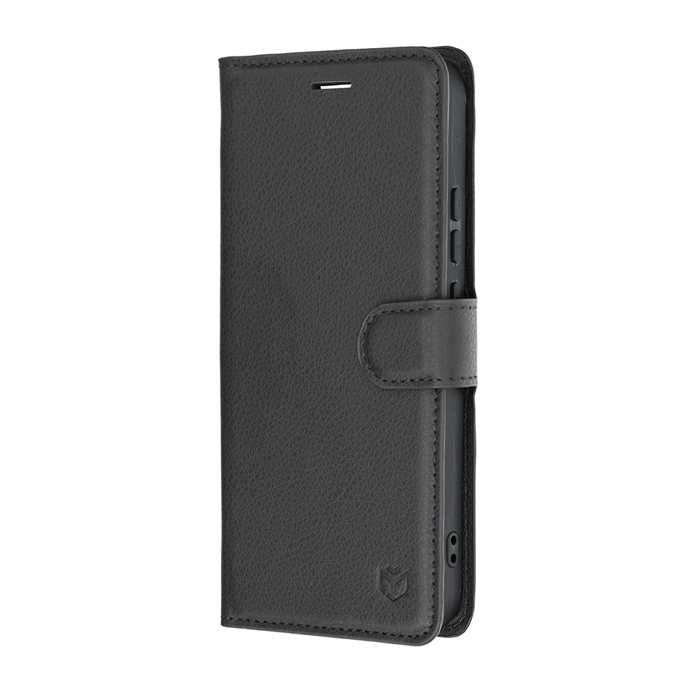 Etui na Realme 16, Techsuit, Leather Folio, czarne