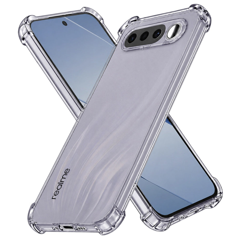 Etui na Realme 16, Techsuit, Przezroczyste odporne na wstrząsy, Dymione