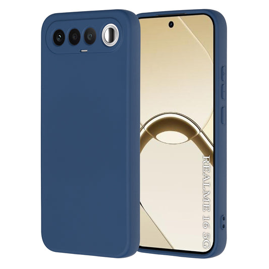 Case for Realme 16, Techsuit, SoftFlex, Navy Blue