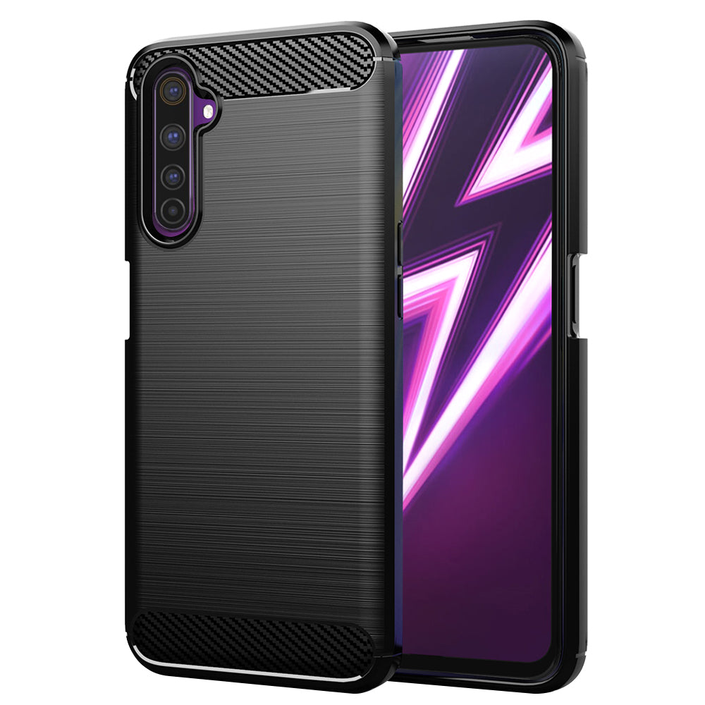 Etui na Realme 6 Pro, Techsuit, Carbon, Czarne