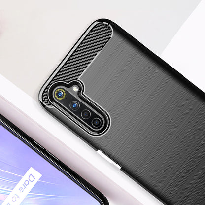 Etui na Realme 6 Pro, Techsuit, Carbon, Czarne