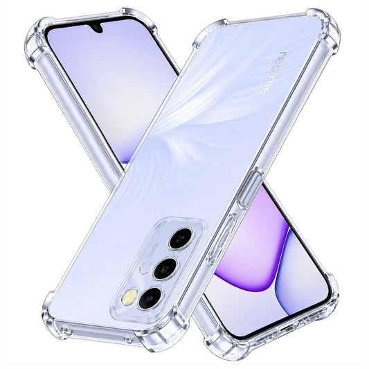 Etui na Realme C100 5G, Techsuit, odporne na wstrząsy, przezroczyste