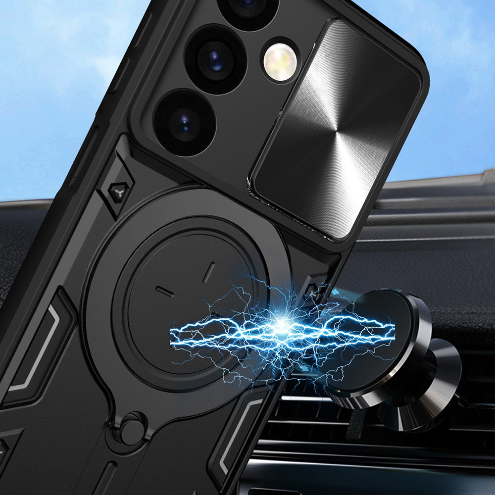Case for Realme C63 / C61, Techsuit, CamGuard Pro, Purple