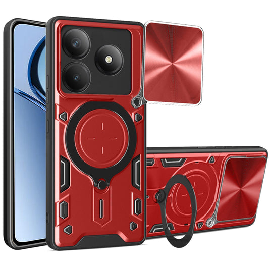 Etui na Realme C63 / C61, Techsuit, CamGuard Pro, Czerwony