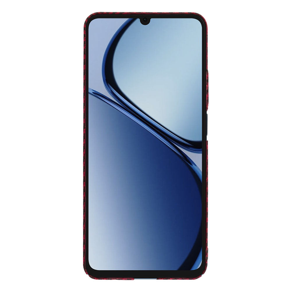 Etui na Realme C63 / C61, Techsuit, Carbonite FiberShell, Czerwony