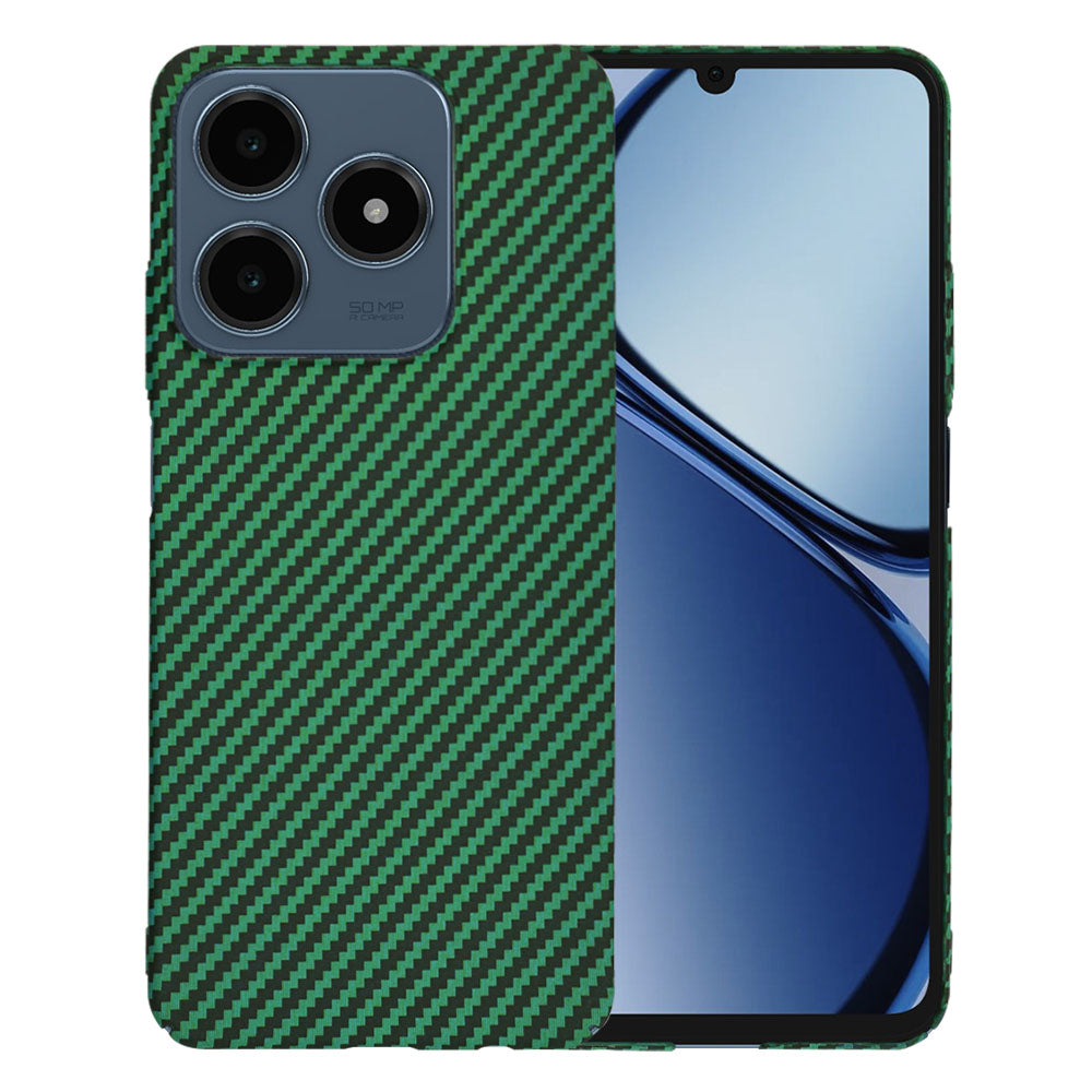 Etui na Realme C63 / C61, Techsuit, Carbonite FiberShell, Zielony