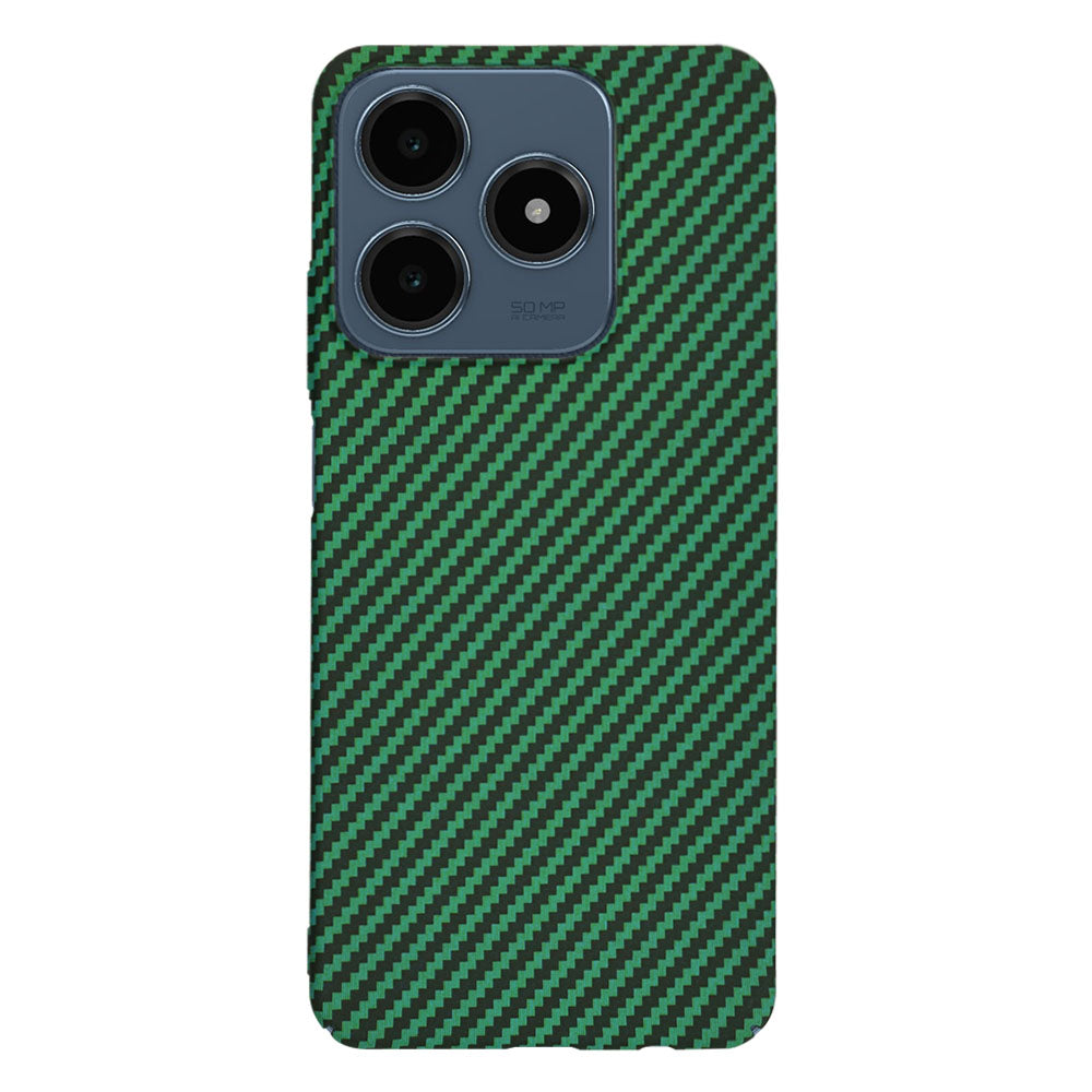 Etui na Realme C63 / C61, Techsuit, Carbonite FiberShell, Zielony