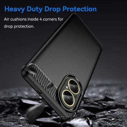 Etui na Realme C67 4G, Techsuit, Carbon, Czarny
