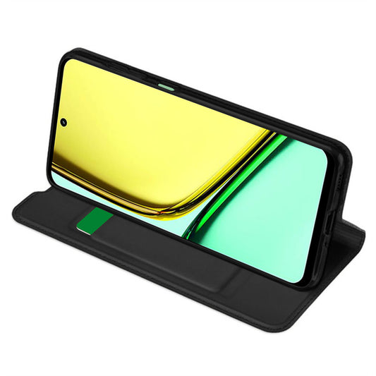 Etui na Realme C67 4G, Techsuit, Magskin Book, czarne