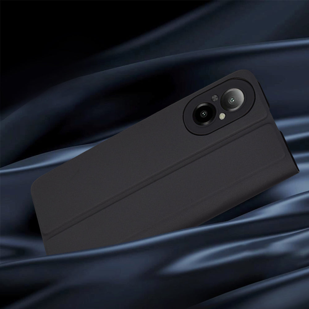 Case for Realme C67 4G, Techsuit, Magskin Book, Black