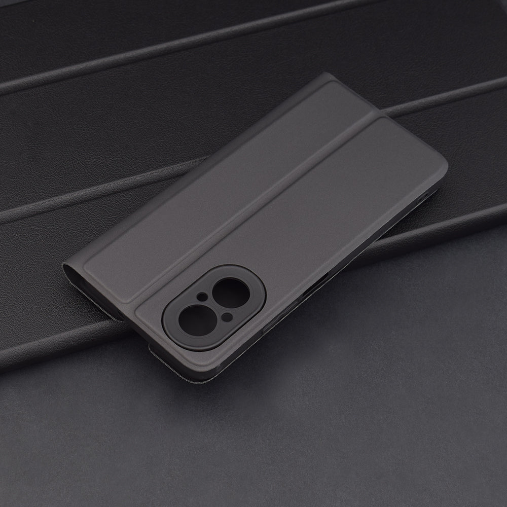 Case for Realme C67 4G, Techsuit, Magskin Book, Black