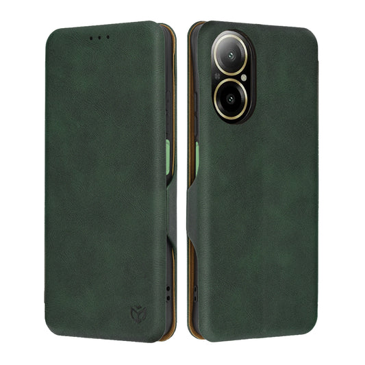 Etui do Realme C67 4G, Techsuit, Safe Wallet Plus, Zielony