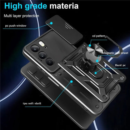Etui na Realme C75 5G / 14x, Techsuit, CamShield, czarne
