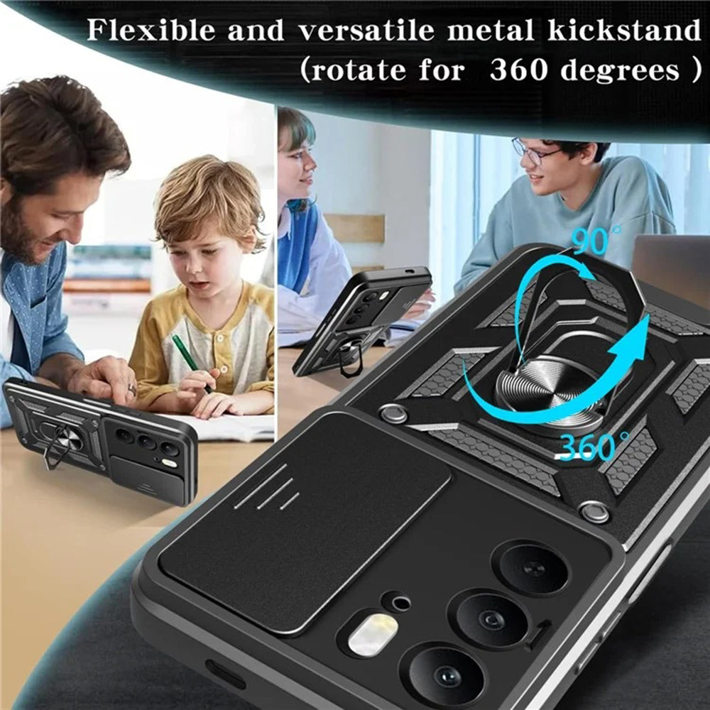Etui na Realme C75 5G / 14x, Techsuit, CamShield, czarne