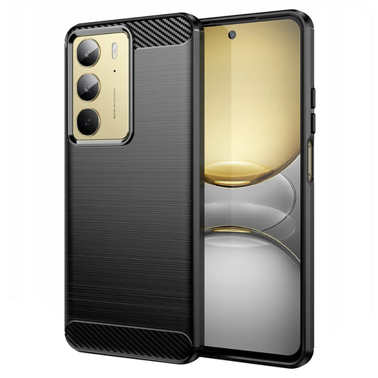 Etui na Realme C75 5G / 14x, Techsuit, Carbon, Czarny