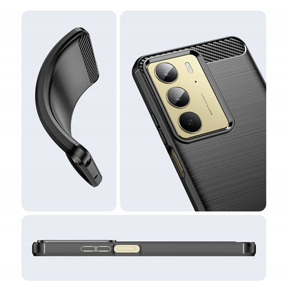 Case for Realme C75 5G / 14x, Techsuit, Carbon, Black