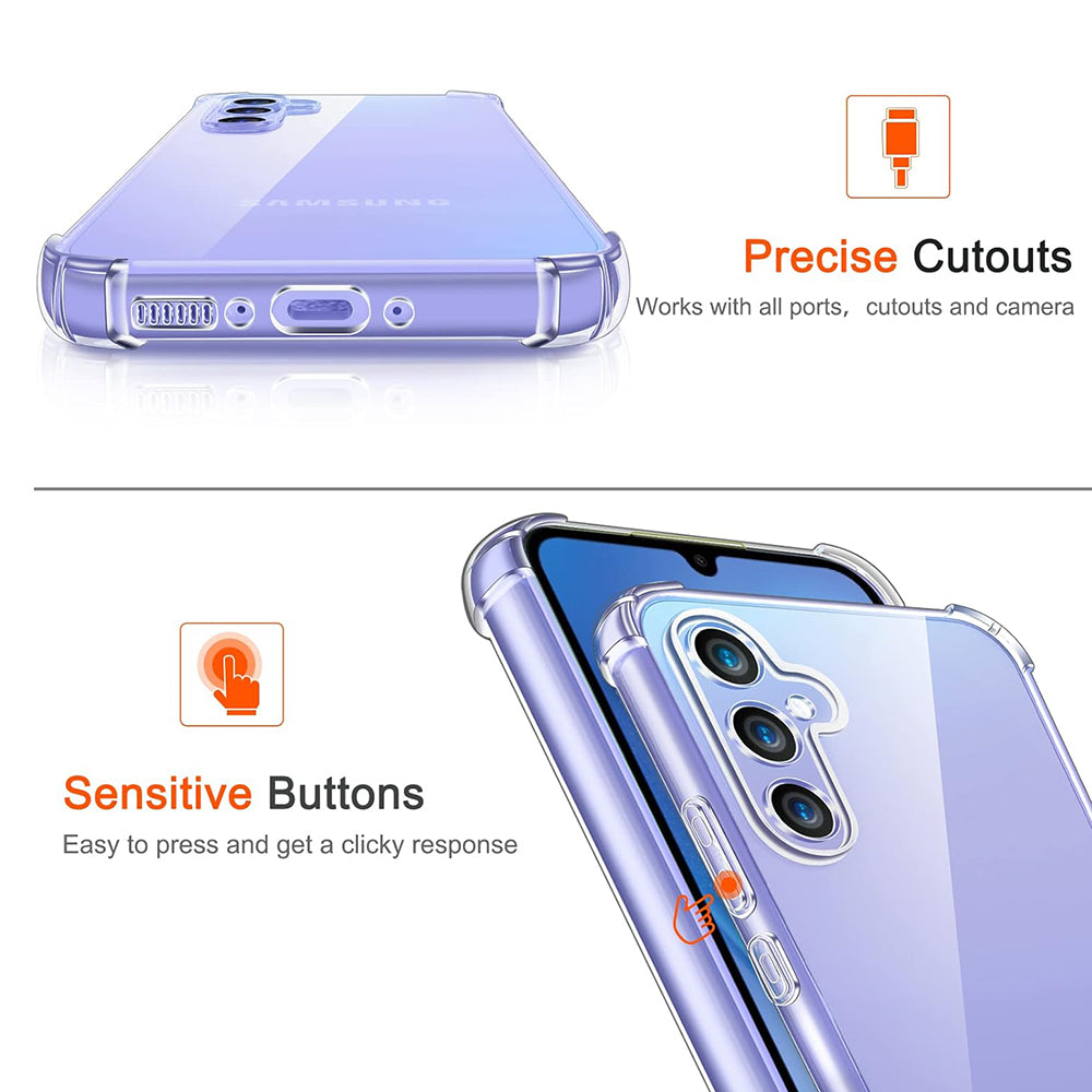 Case for Realme C75 5G, Techsuit, Shockproof Clear, Transparent