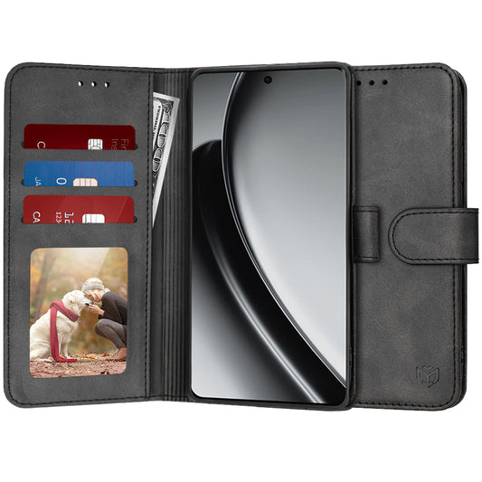 Etui na Realme GT 6T / GT 6, Techsuit, Diary Book, czarne