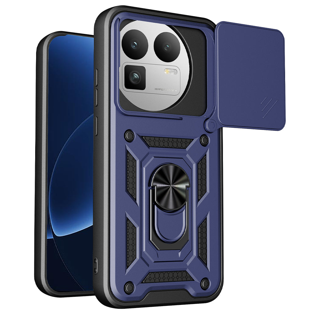 Etui na Realme GT 8 Pro, Techsuit, CamShield (Okrągłe wycięcie na aparat), Niebieskie