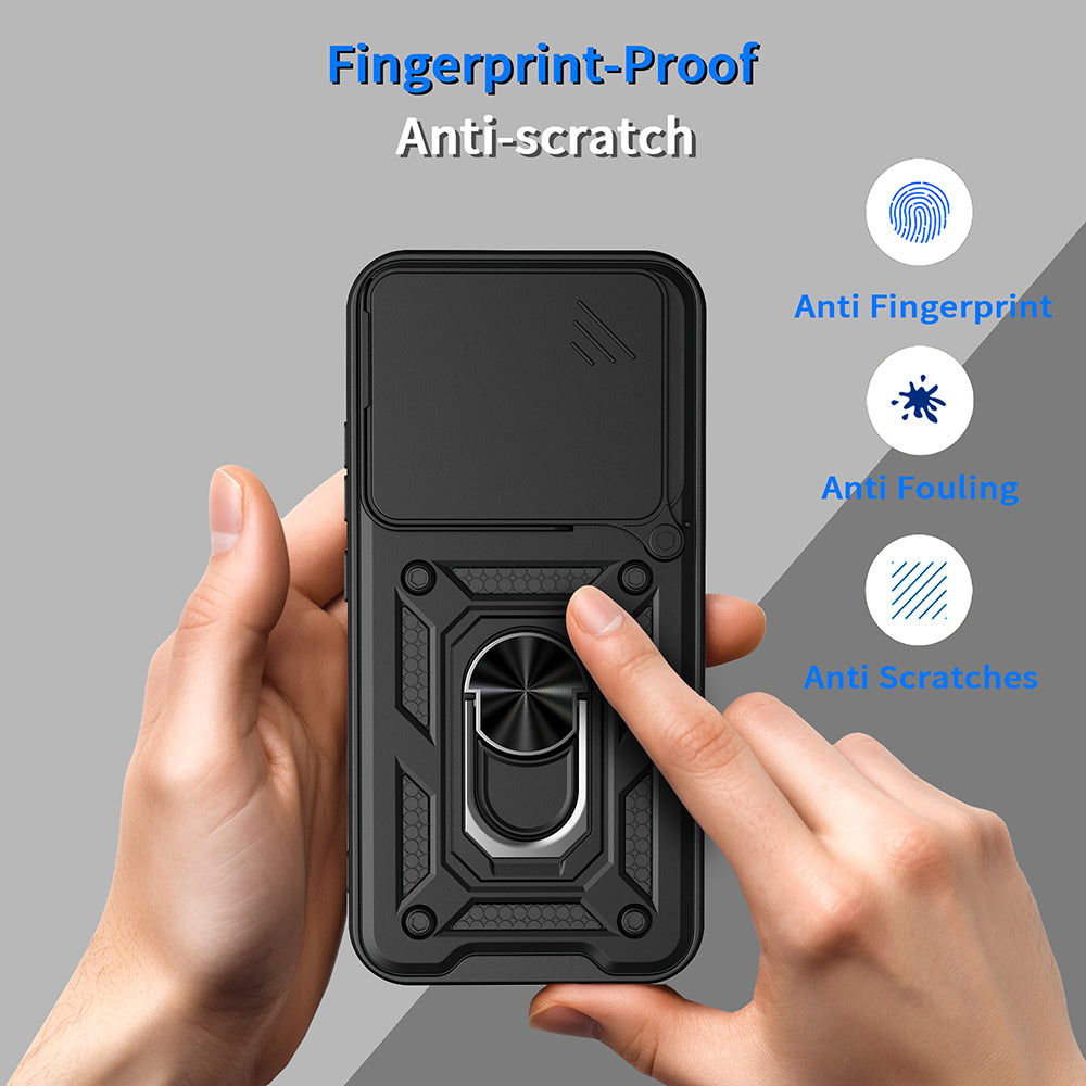 Case for Realme GT 8 Pro, Techsuit, CamShield (Round Camera Cutout), Black