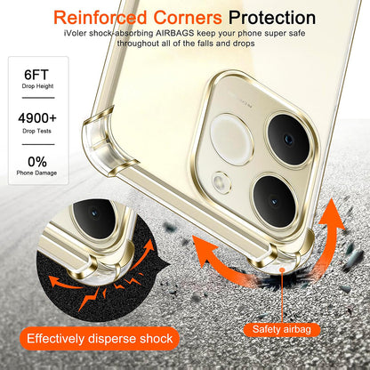 Etui na Realme Note 70T, Techsuit, Shockproof Clear, Przezroczyste