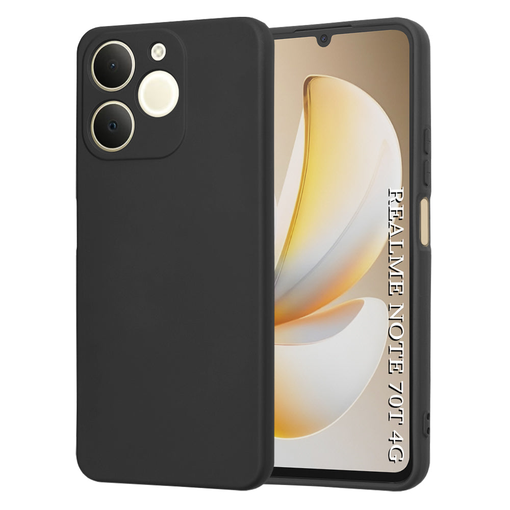 Etui na Realme Note 70T, Techsuit, SoftFlex, Czarne