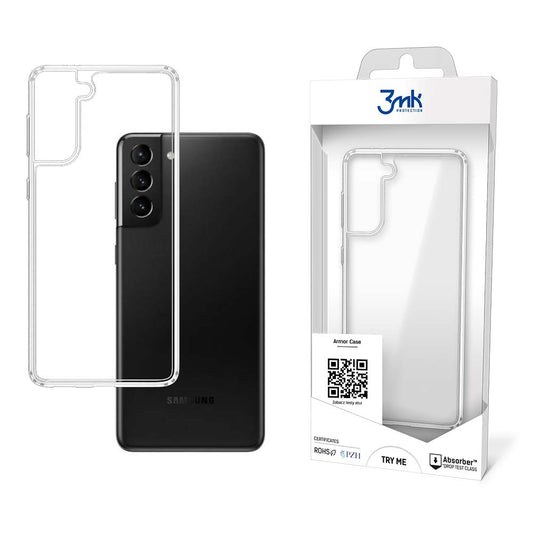 Etui do Samsung Galaxy S21 5G G991, 3MK, Armour, przezroczyste 