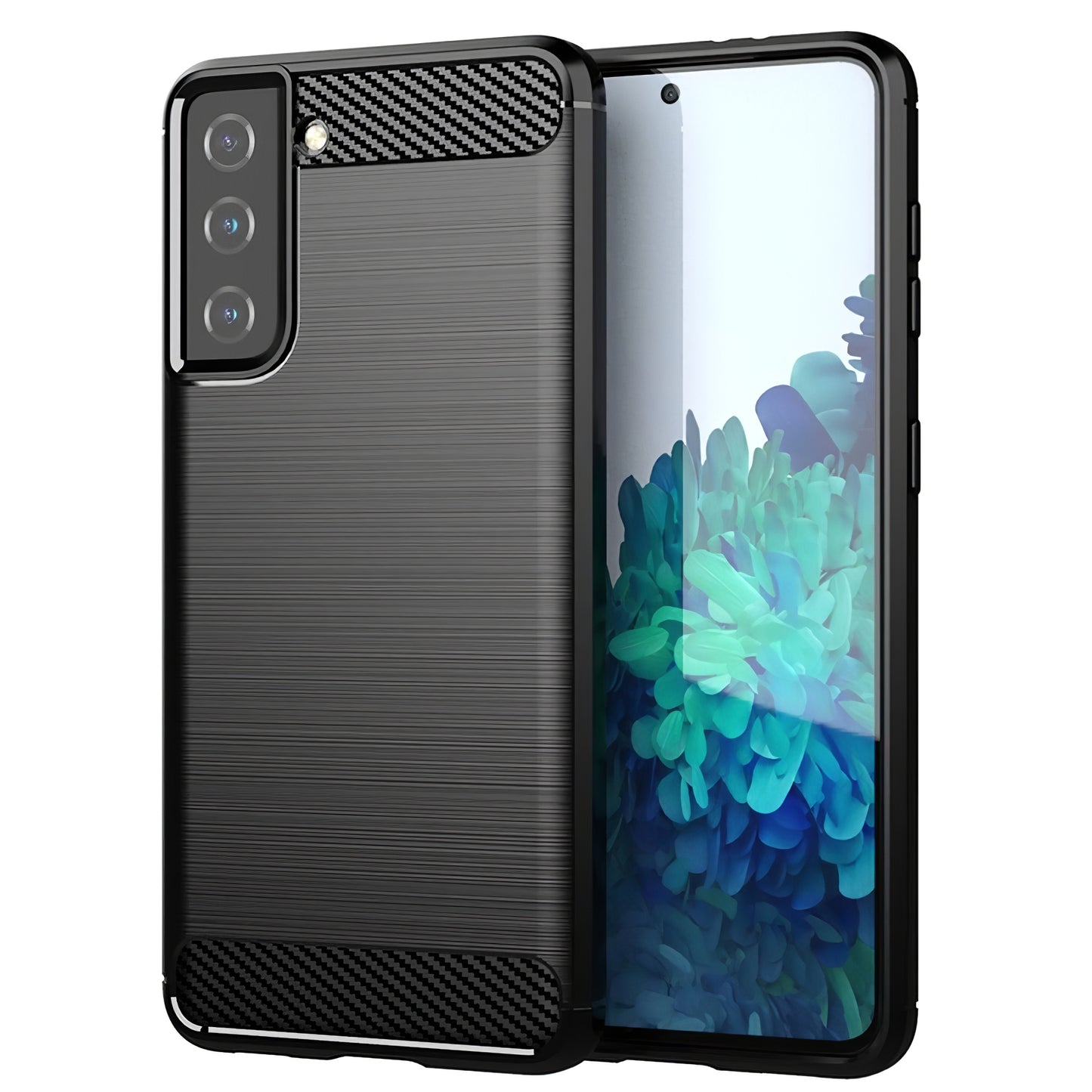 Etui do Samsung Galaxy S21+ 5G G996, OEM, Carbon, Czarny