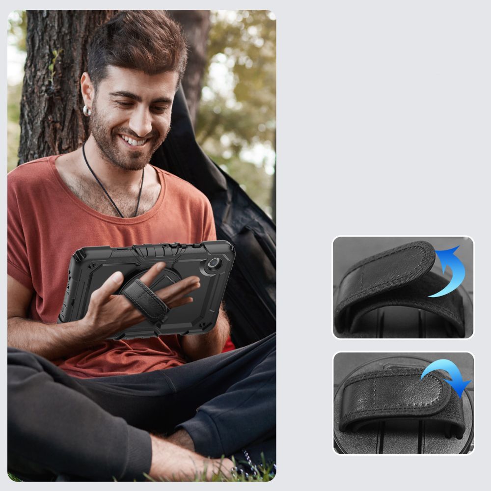 Etui na Samsung Galaxy Tab A11+ / Tab A9+, Tech-Protect, Solid360, czarne