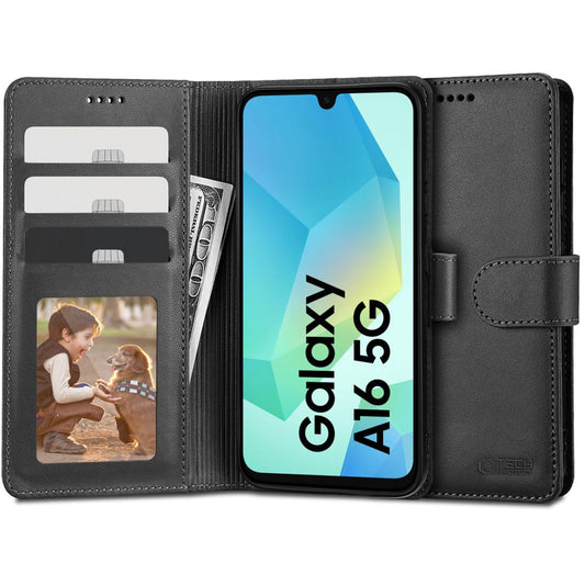 Etui do Samsung Galaxy A16 5G A166 / A16 4G A165, Tech-Protect, Wallet, czarne 