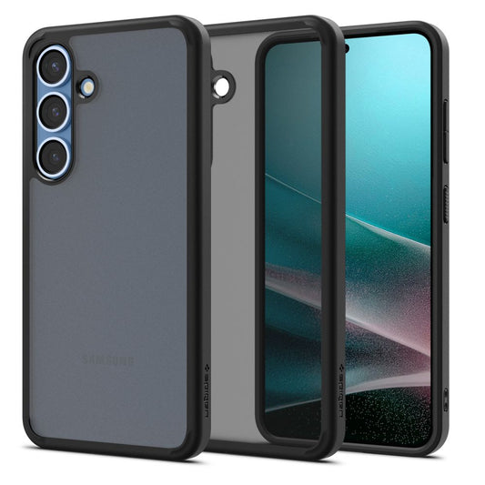 Etui na Samsung Galaxy S25 S931, Spigen, Ultra Hybrid, Czarna Satynowa ACS09007
