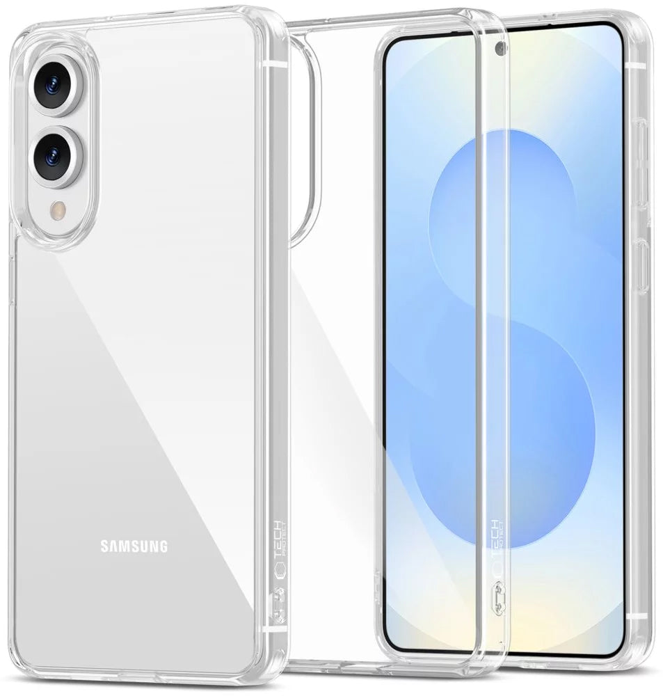 Etui na Samsung Galaxy S25 Edge S937, Tech-Protect, Flexair Hybrid, Przezroczyste