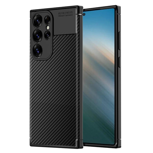 Etui na Samsung Galaxy S25 Ultra S938, Techsuit, CarbonFiber, Czarny