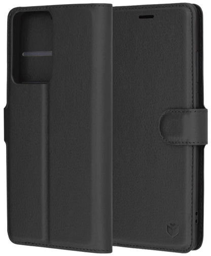 Etui na Samsung Galaxy A56 A566, Techsuit, Leather Folio, czarne