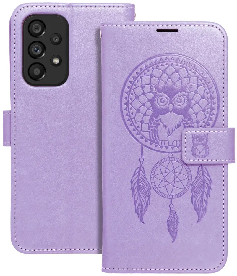 Etui na Samsung Galaxy A52s 5G A528 / A52 5G A526 / A52 A525, OEM, MEZZO Dream Catcher, Fioletowe