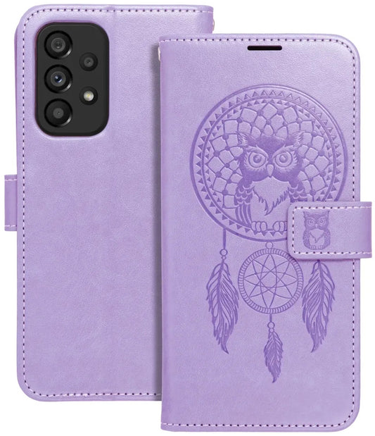 Etui na Samsung Galaxy A52s 5G A528 / A52 5G A526 / A52 A525, OEM, MEZZO Dream Catcher, Fioletowe