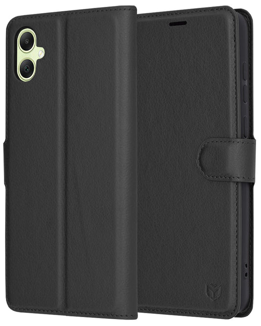 Etui na Samsung Galaxy A05 A055, Techsuit, Leather Folio, czarne
