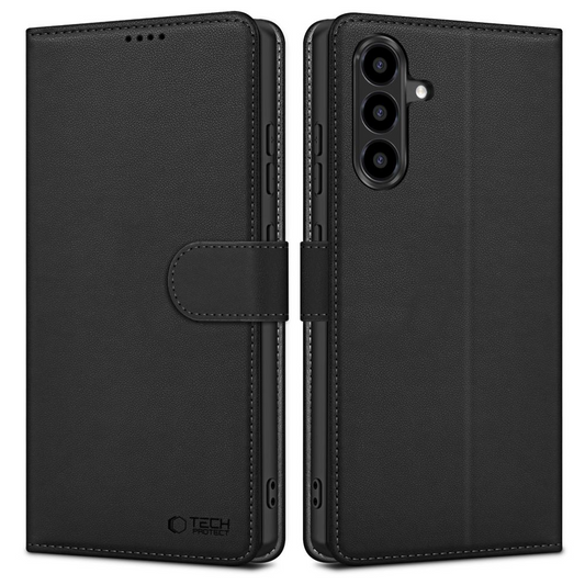 Etui Tech-Protect Wallet dla Samsung Galaxy A37 5G / A56 A566 / A36 A366, Czarne