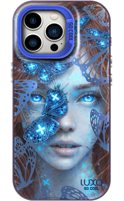 Etui na Samsung Galaxy A55 5G A556, LUXO So CooL, ArcadiA Butterfly Girl, Wielokolorowe