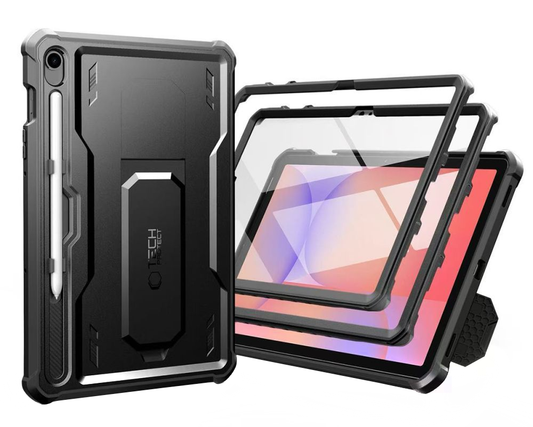 Etui do Samsung Galaxy Tab S10 Lite / Tab S10 FE / Tab S9, Tech-Protect, Kevlar Pro, czarne