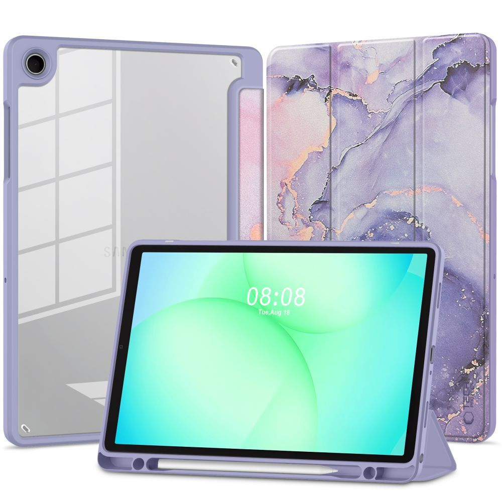 Case for Samsung Galaxy Tab A11 / Tab A9, Tech-Protect, SC PEN Hybrid, Violet