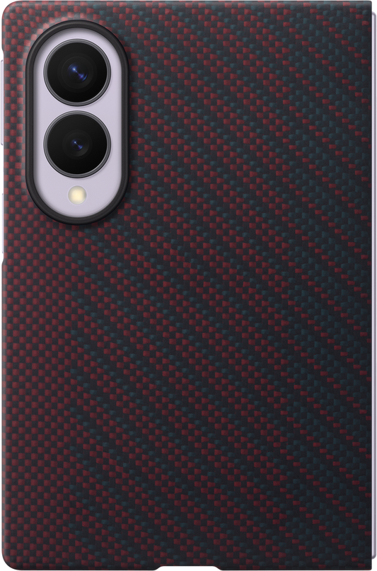 Etui do Samsung Galaxy Z Fold8 F971, Carbon Magnet Case, Czerwony EF-KF971SREGWW
