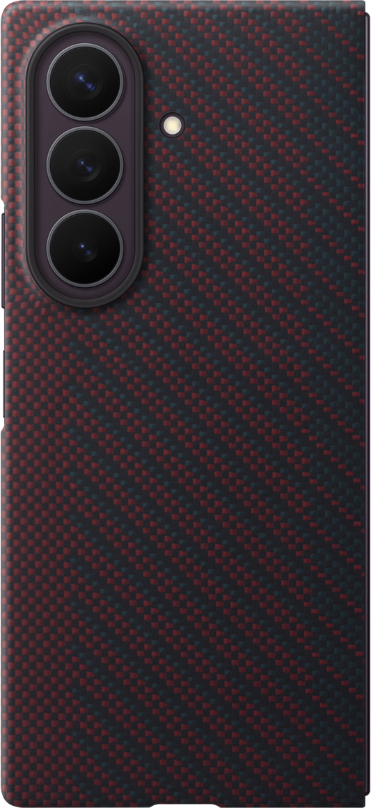 Etui do Samsung Galaxy Z Fold8 Ultra F976, Carbon Magnet Case, Czerwony EF-KF976SREGWW