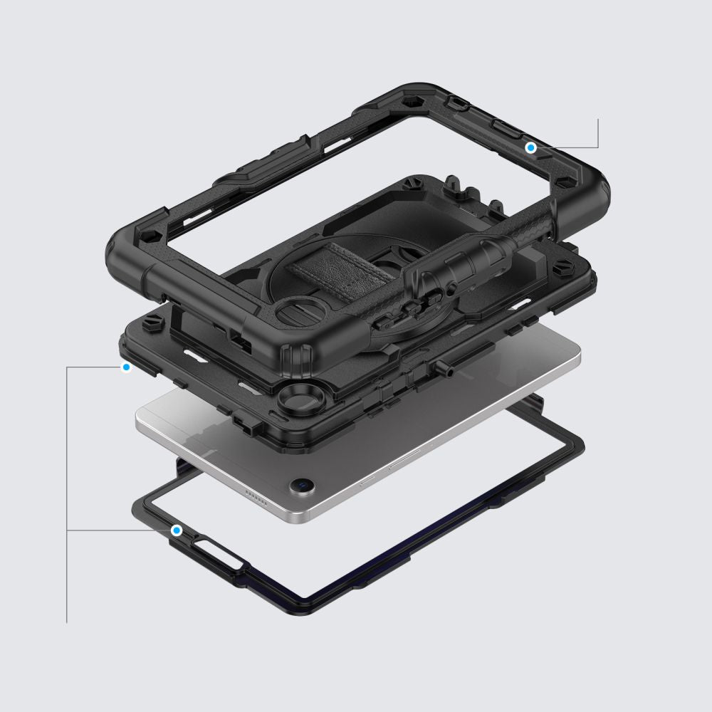 Etui na Samsung Galaxy Tab A11+ / Tab A9+, Tech-Protect, Solid360, czarne