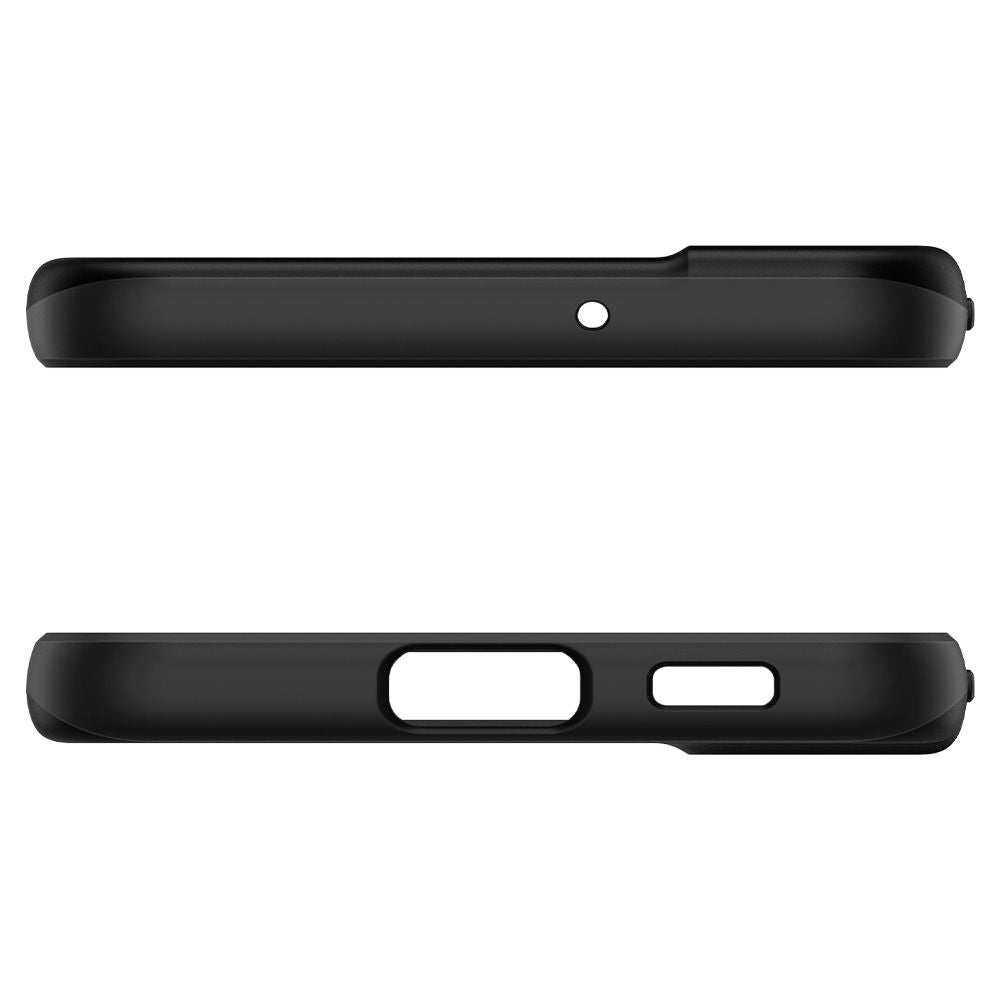 Etui do Samsung Galaxy S22 5G S901, Spigen, cienkie, czarne 