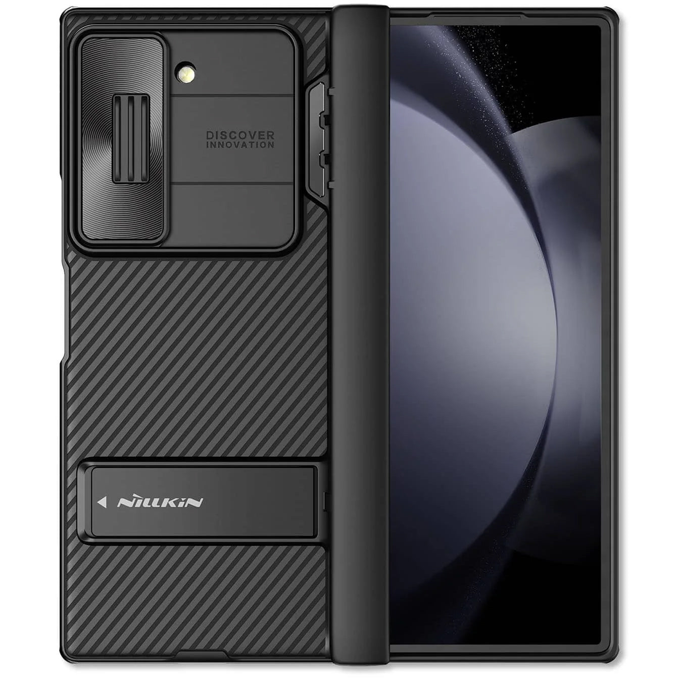 Husa pentru Samsung Galaxy Z Fold6 F956, Nillkin, CamShield Pro, Neagra